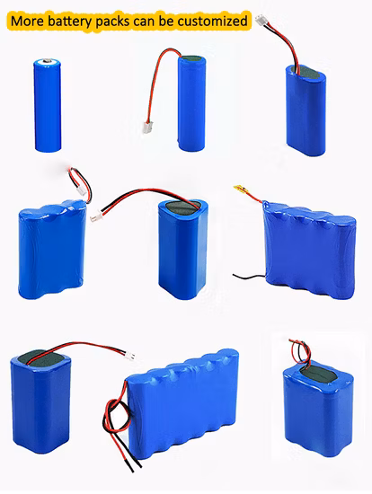 Bateria recarregável certificada IEC62133 de íon de lítio 18560 1s2p 3.7V 4400mAh Bluetooth para alto-falante Bluetooth